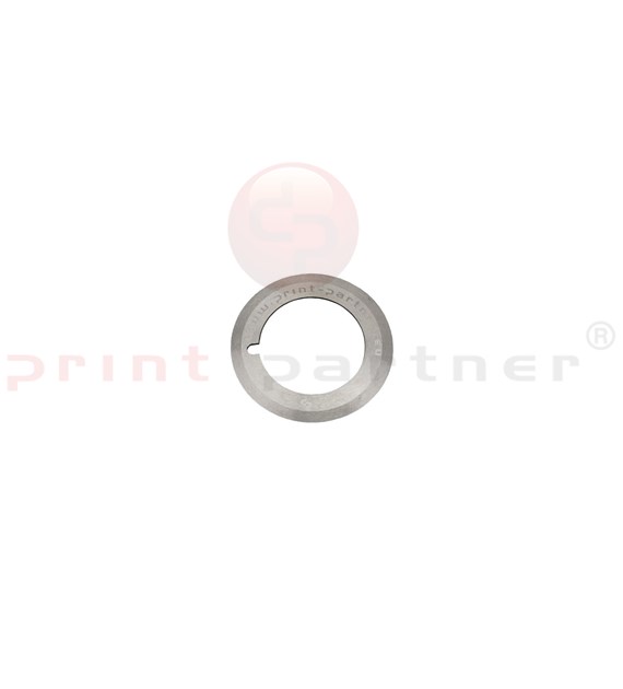 Dished Knife 62x40x1,2mm / Double bevel /F