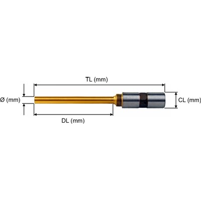Wiertło Tytanowe 10,0mm CL11 DL52 TL86