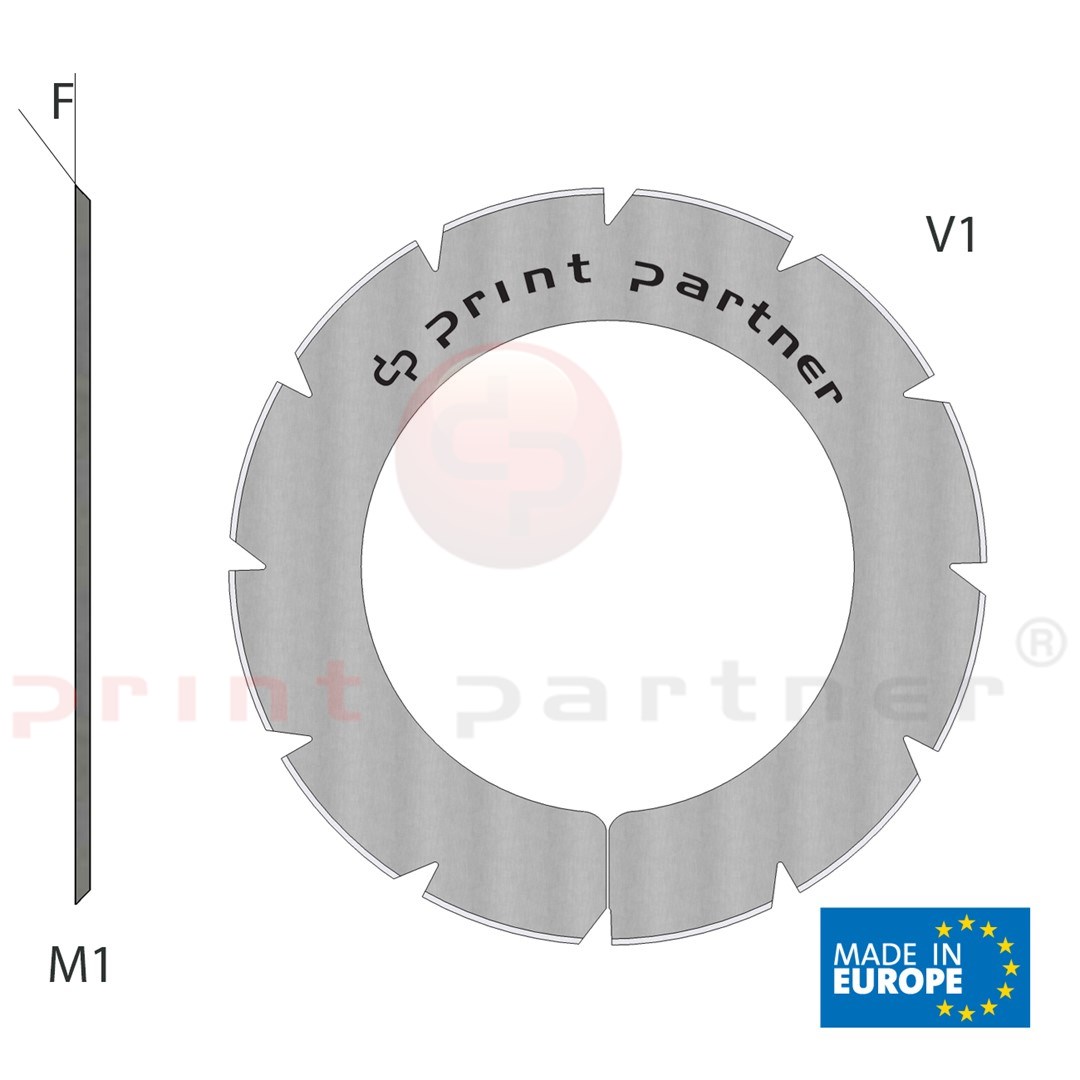 Nóż krążkowy perforujący 40x61,5x0,5mm - Z12