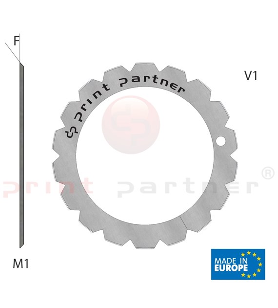 Perforating blade 45x61,5x0,5mm - Z18