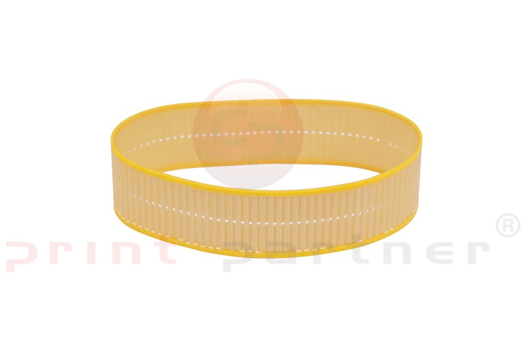 Toothed feed belt for MBO