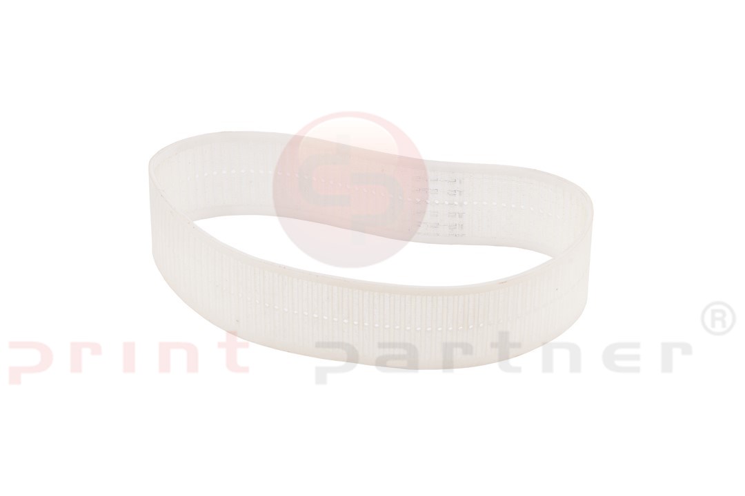 Toothed feed belt for MBO
