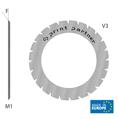 Nóż krążkowy perforujący 70x100,0x0,5mm - Z24