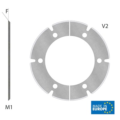Perforating blade 30x48x0,5mm - T6 /V2