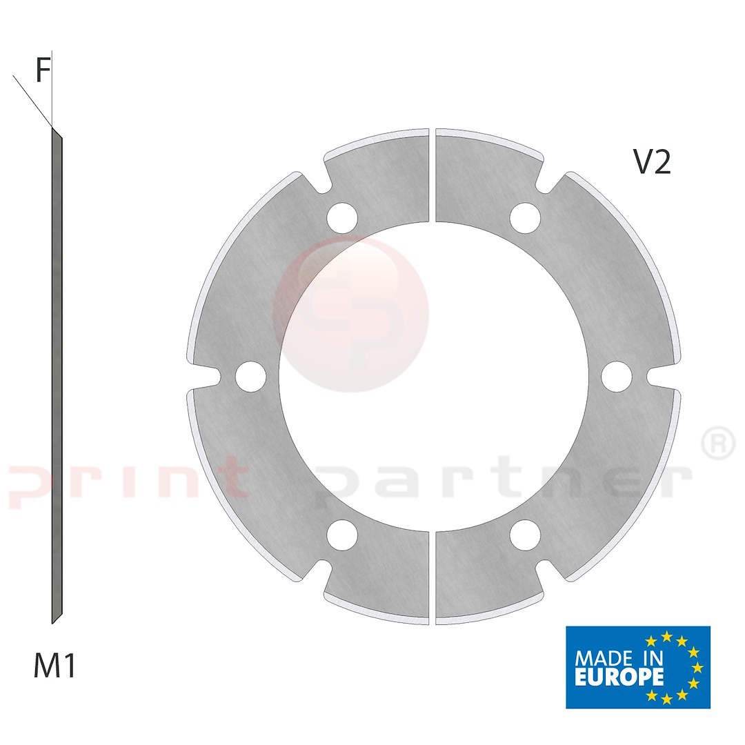 Perforating blade 30x48x0,5mm - T6 /V2