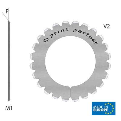 Perforating blade 30x48x0,5mm - T24 /V2