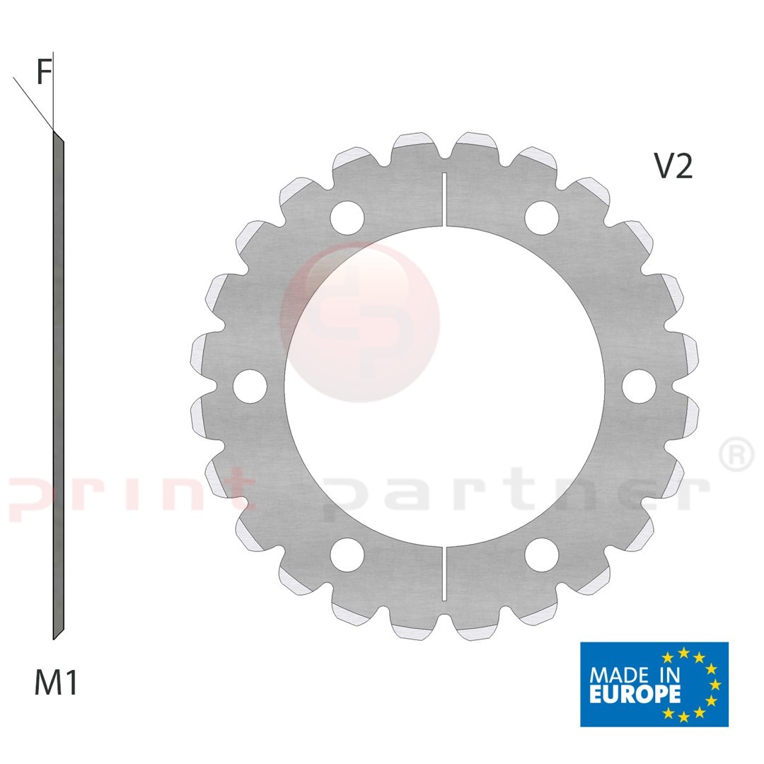Nóż krążkowy perforujący 30x48x0,5mm - Z24 /V2