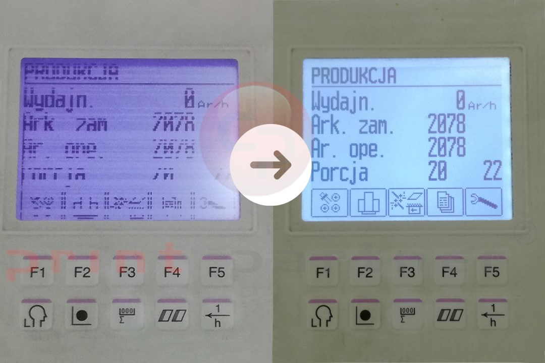 LCD-Bildschirm für Heidelberg Stahlfolder