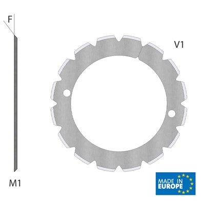 Perforating blade for Herzog+Heymann