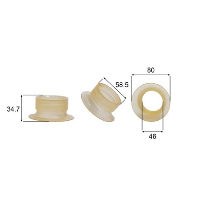 Shaped Rubber Sucker RS/02148