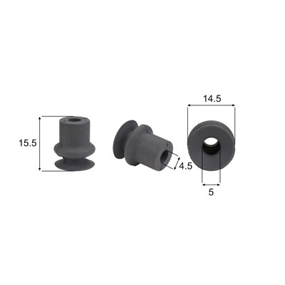 Förmigen Gummisauger RS/03004