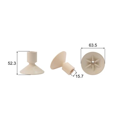 Shaped Rubber Sucker RS/01084