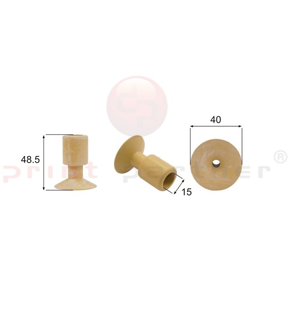Shaped Rubber Sucker RS/01086