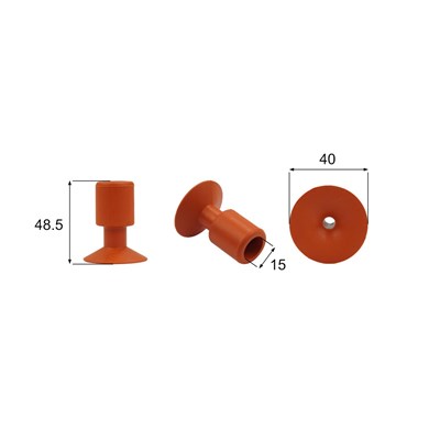 Förmigen Gummisauger RS/01087