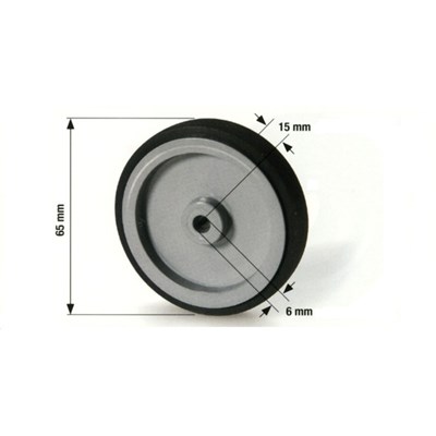 Feeder wheel for Roland / Mabeg (plastic & rubber)