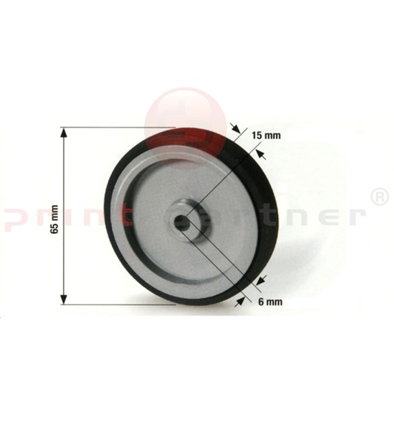 Feeder wheel for Roland / Mabeg (plastic & rubber)