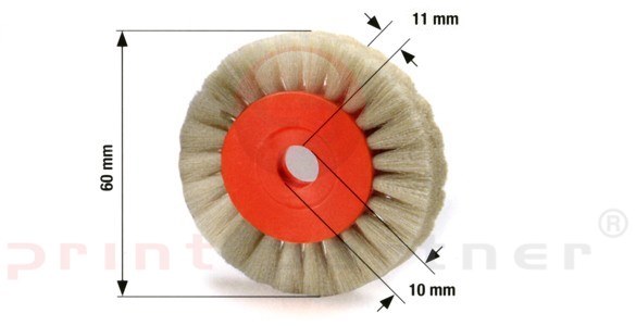 Brush wheel for KBA (without bearing)