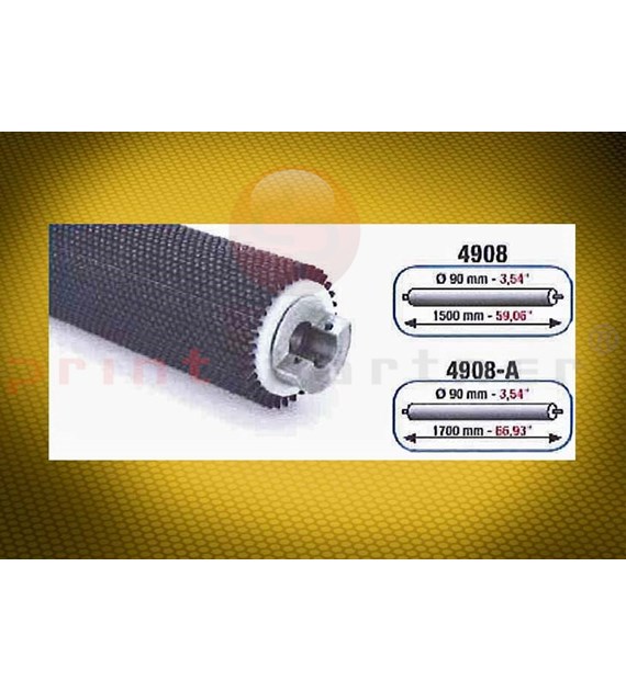 Blanket & cylinder autowash brush