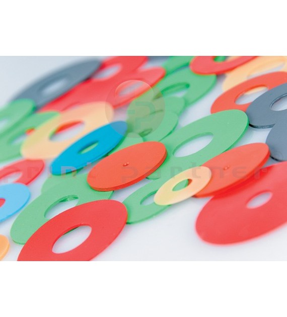 Flat sucker 38x15x1,5mm | Silicon | 25 pcs.