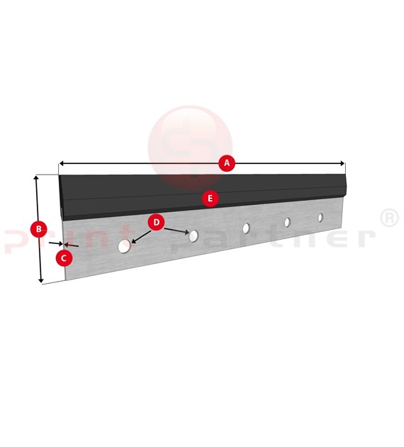 Wash-Up blade KBA RAPIDA 104 – standard
