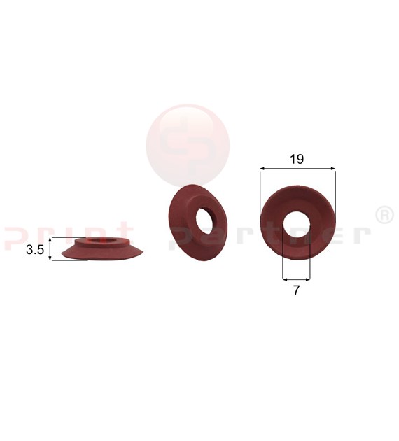 Förmigen Gummisauger RS/00001 - 25 Stück