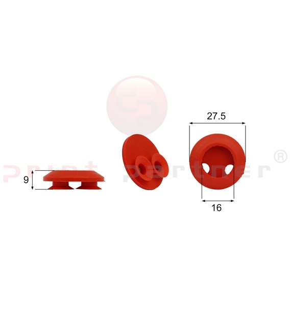 Förmigen Gummisauger RS/00014 - 12 Stück