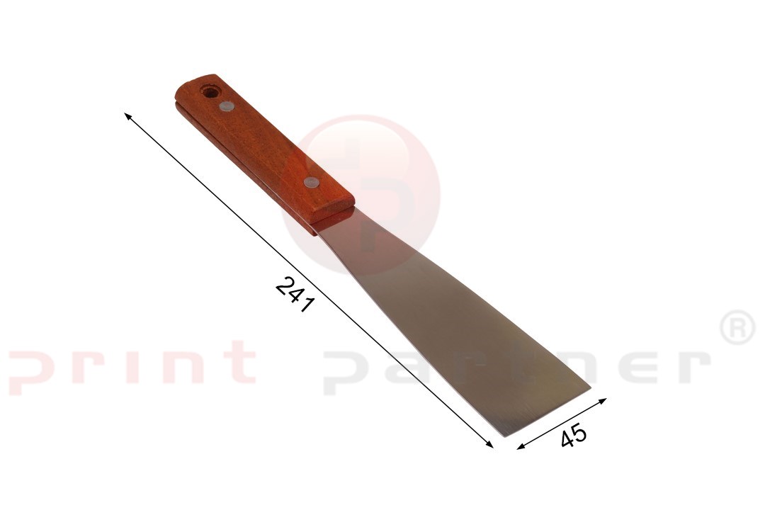 Ink knife (steel) 241x45mm