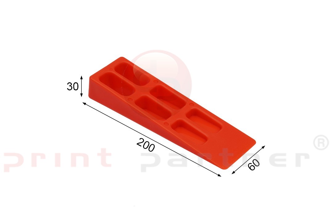 Paper wedge medium 200x60x30mm