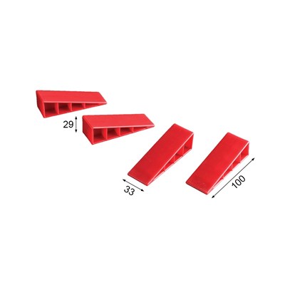 Paper wedge mini 100x30x33mm (4 pcs.)