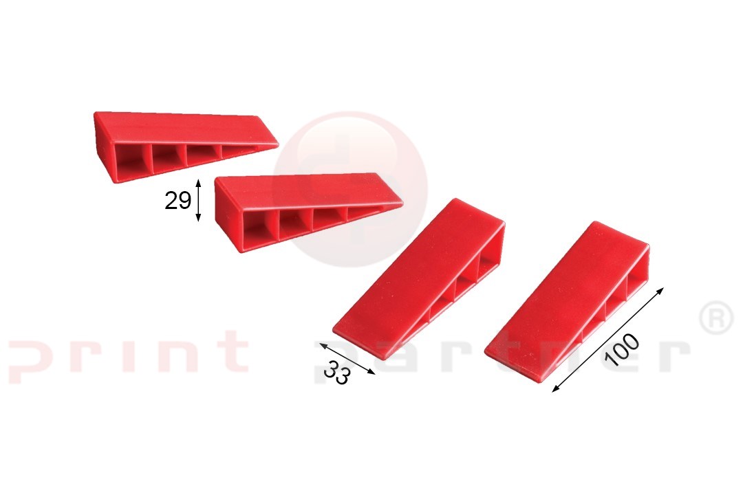 Paper wedge mini 100x30x33mm (4 pcs.)