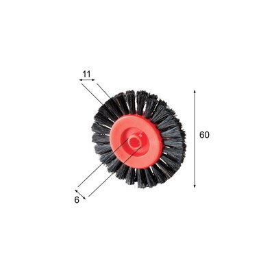 Brush wheel for Heidelberg / Miller