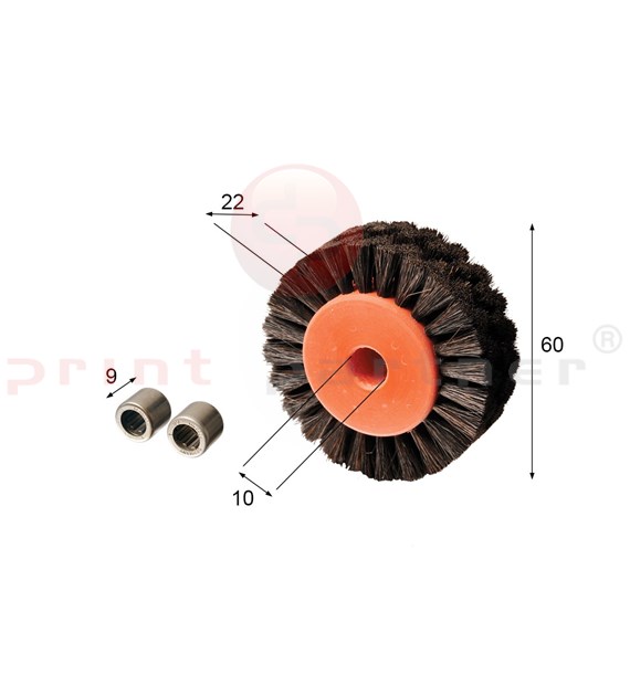 Rolka szczotkowa do KBA (z 2 łożyskami)