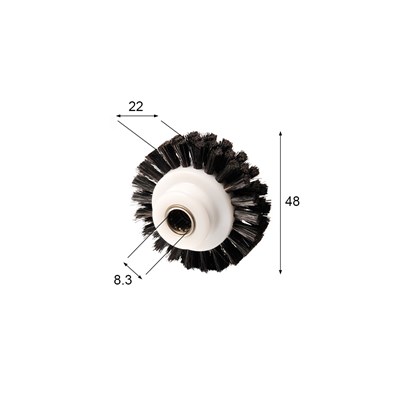 Brush wheel for KBA (with bearing)